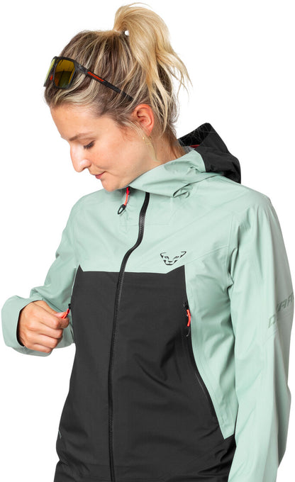 Dynafit Transalper DST W Jacke Jadelite – Damen Softshell-Windjacke für Bergsport