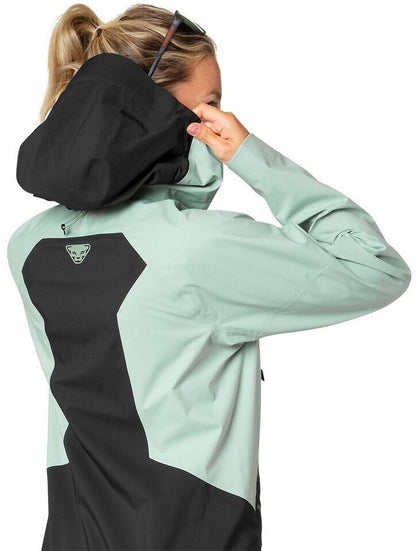 Dynafit Transalper DST W Jacke Jadelite – Damen Softshell-Windjacke für Bergsport