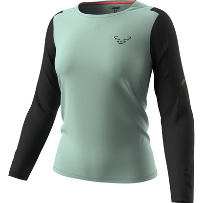 Dynafit Transalper L/S Tee W Jadelite – Damen Langarm-Outdoorshirt atmungsaktiv