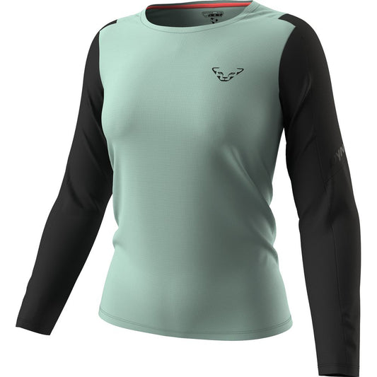 Dynafit Transalper L/S Tee W Jadelite – Damen Langarm-Outdoorshirt atmungsaktiv