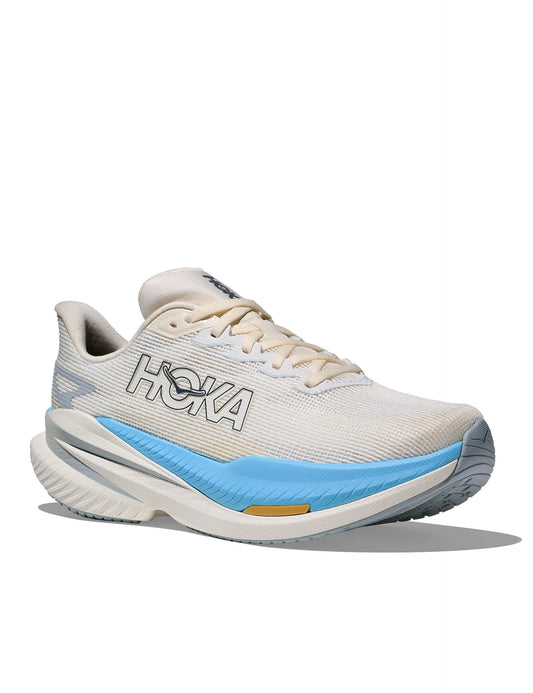 Hoka Mach X3 – Damen Laufschuh White Alabaster mit PEBA-Dämpfung
