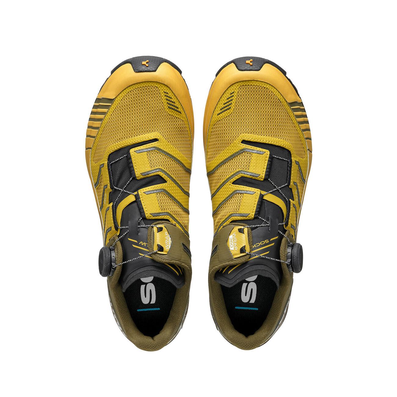 Scarpa Ribelle Run Kalibra HT – Trailrunningschuh oil yellow/ivy green – BOA-Verschluss