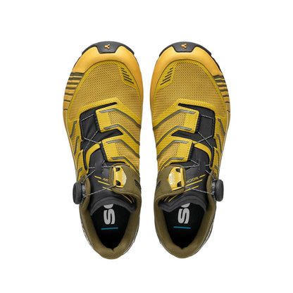 Scarpa Ribelle Run Kalibra HT – Trailrunningschuh oil yellow/ivy green – BOA-Verschluss