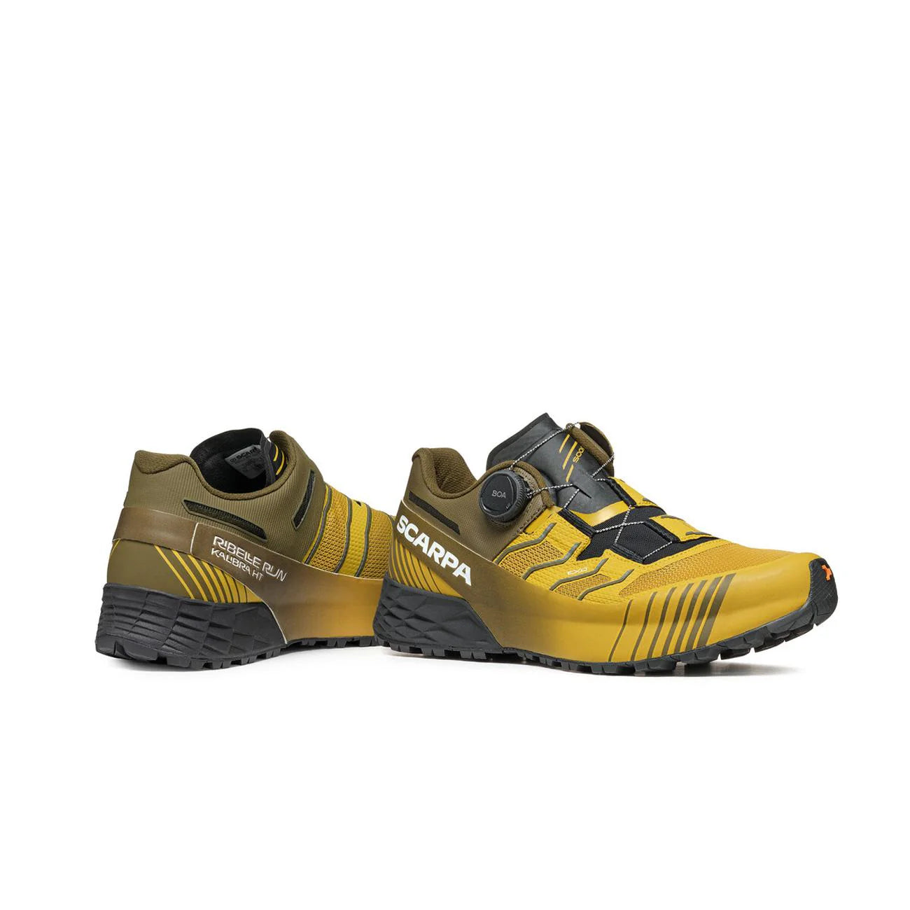 Scarpa Ribelle Run Kalibra HT – Trailrunningschuh oil yellow/ivy green – BOA-Verschluss