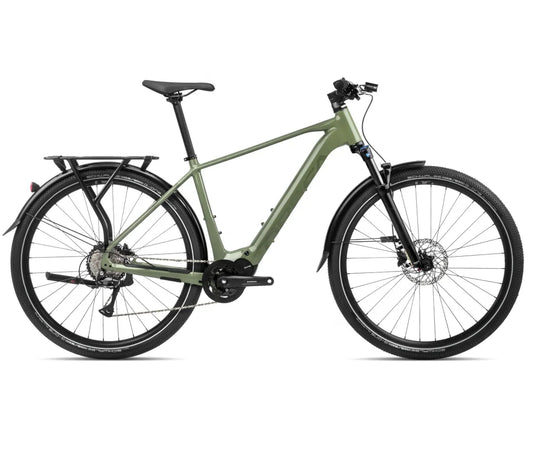 Orbea Kemen 40 L – E-Citybike Urban Green (Gloss-Matt) – Tiefeinsteiger, 540 Wh, Shimano EP-Motor