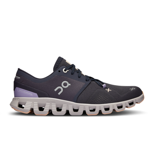 ON Cloud X 3 Women | Damen Laufschuh | Iron Fade