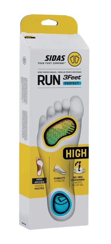 SIDAS Run 3Feet Protect High – Einlegesohle für hohes Fußgewölbe