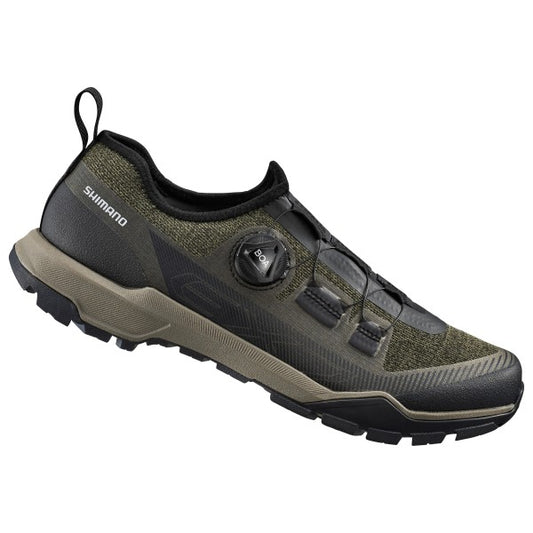 Shimano EX700 Olive Unisex SPD-Schuh – MTB-Performance mit BOA L6 Verschluss & ULTREAD EX-Sohle