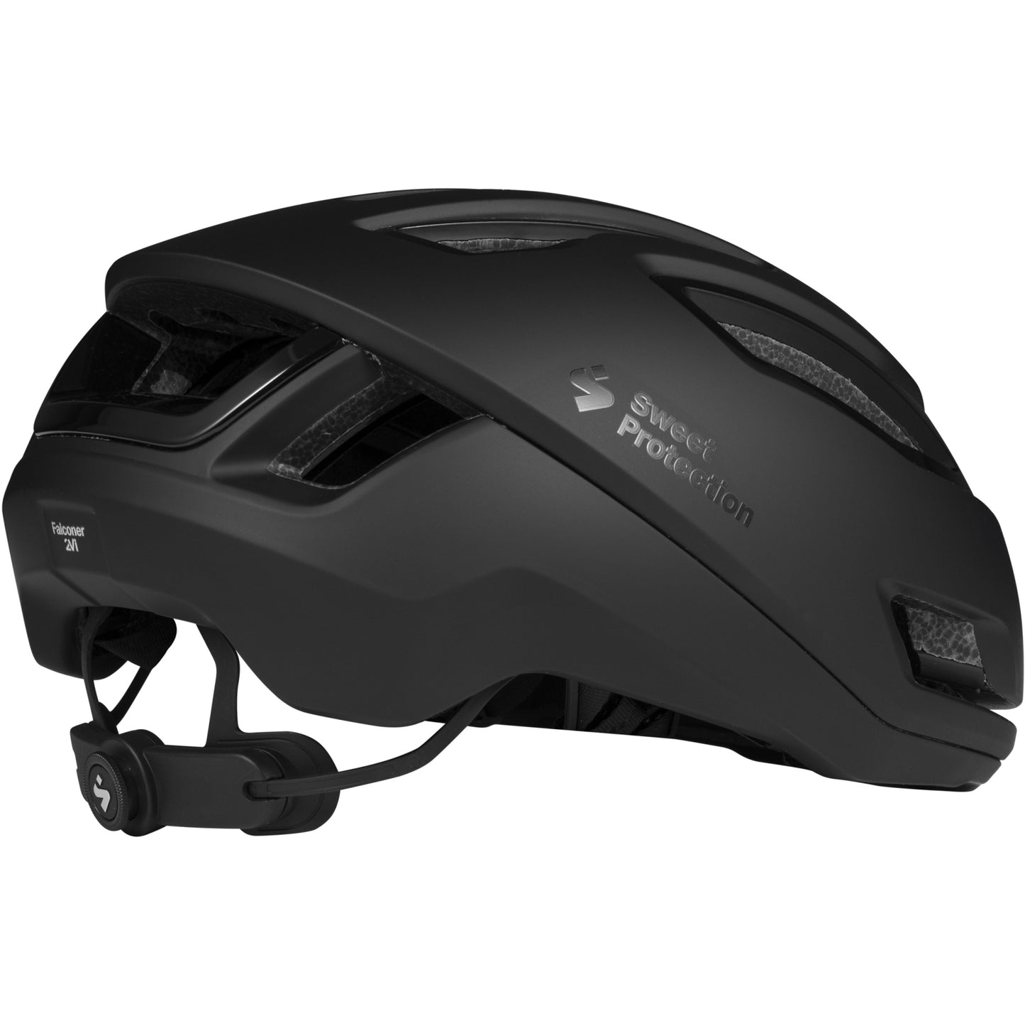 Sweet Protection Falconer 2Vi Mips Helm Matte Black – High-End Rennradhelm